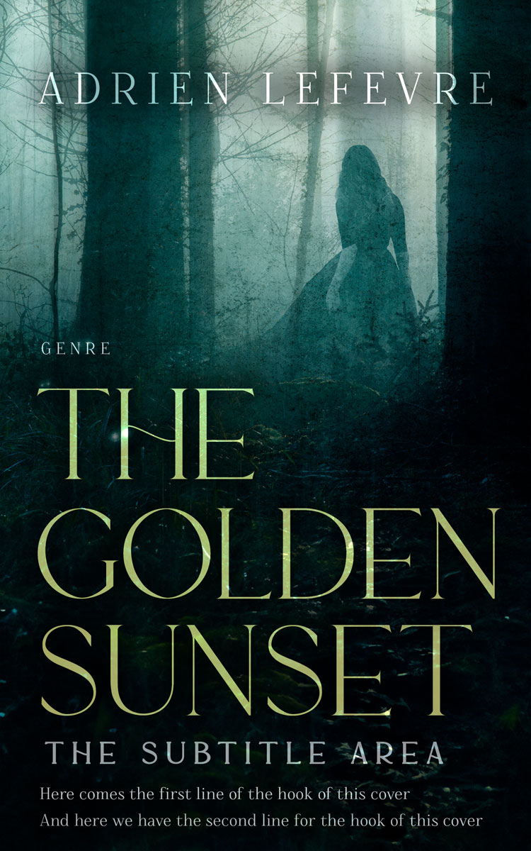 2D view of Premade Horror Book Cover - Norway