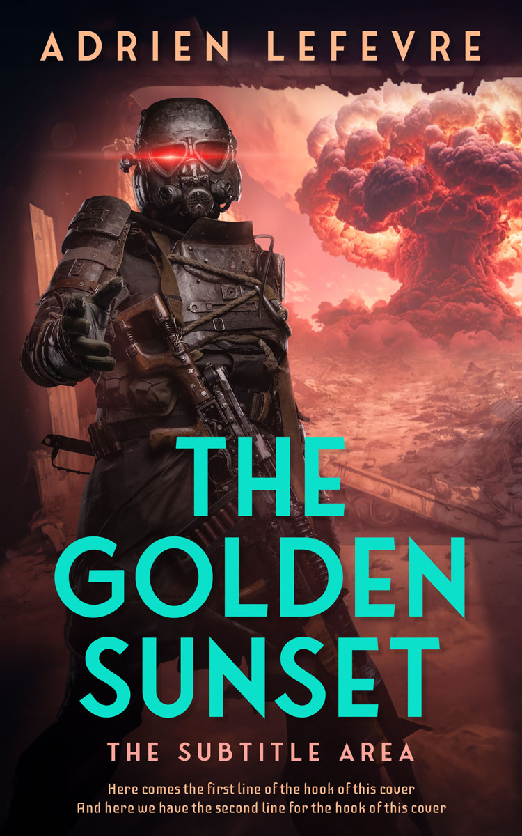 2D view of Premade Apocalyptica Book Cover - Japonica