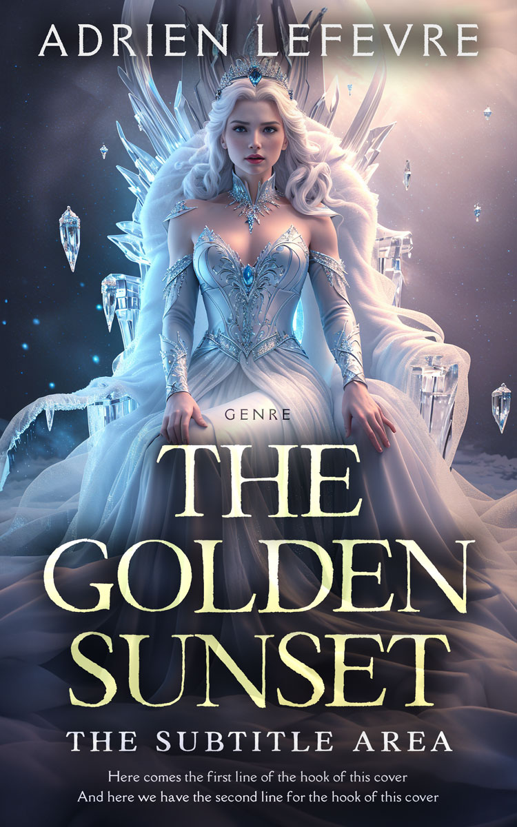 2D view of Premade Fantasy Book Cover - Tuna