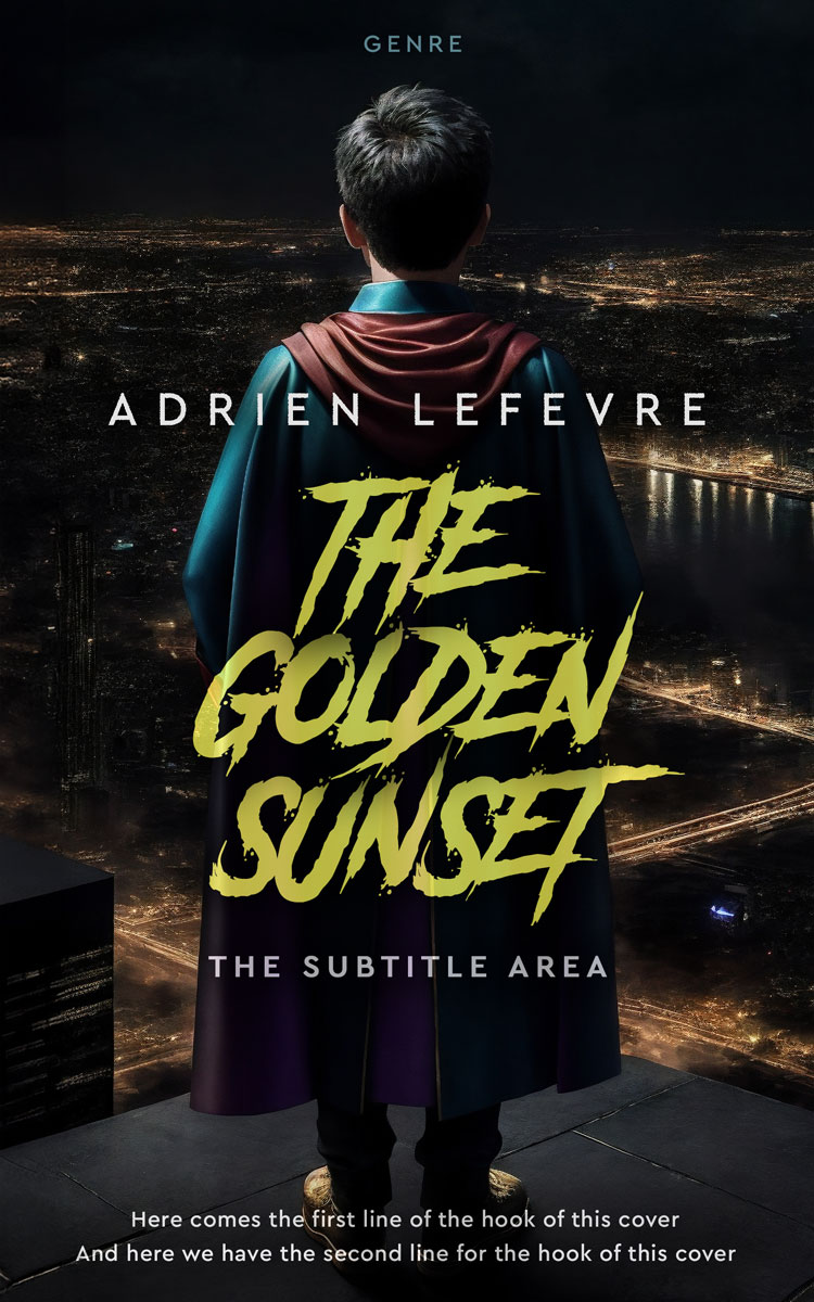 2D view of Premade Teen & Young Adult Book Cover - Woodsmoke