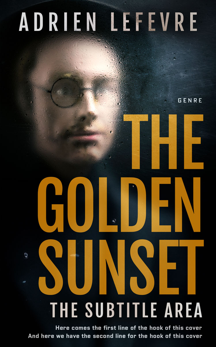 2D view of Premade Mystery & Thriller & Suspense Book Cover - Tussock