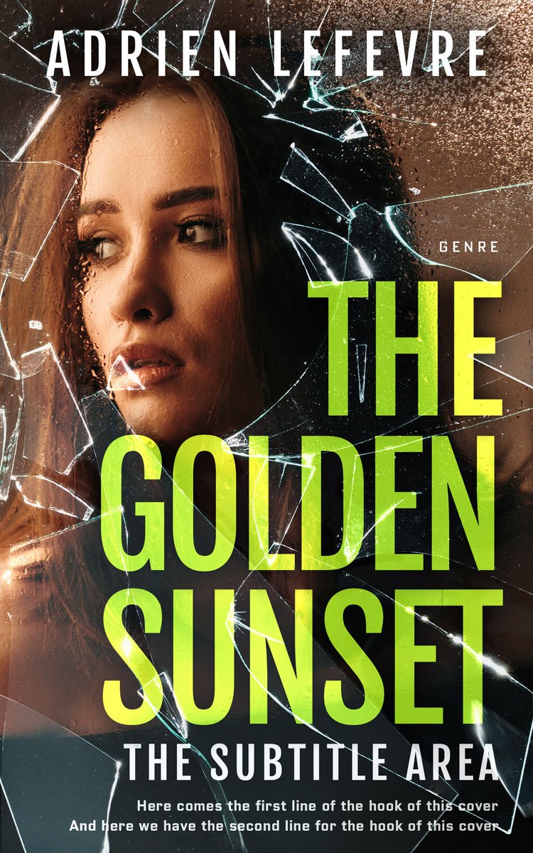 2D view of Premade Mystery & Thriller & Suspense Book Cover - Dune