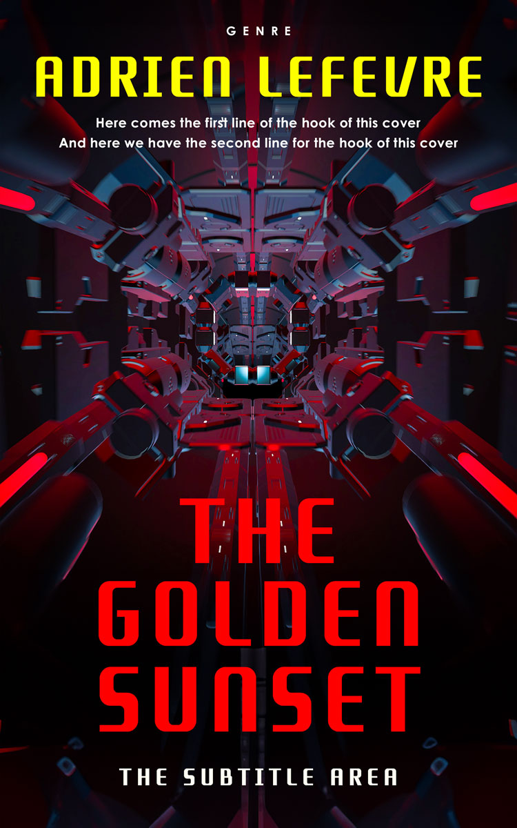 2D view of Premade Science Fiction Book Cover - Gondola