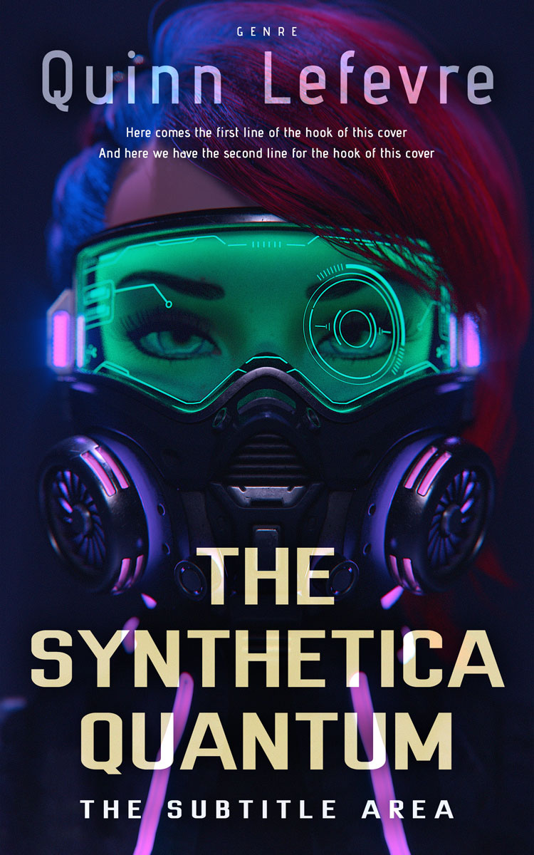 2D view of Premade Science Fiction Book Cover - Mirage