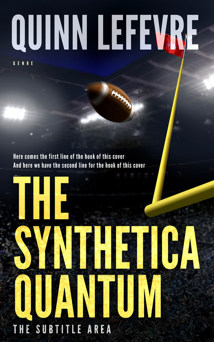 2D view of Premade Sports & Fitness Book Cover - Putty