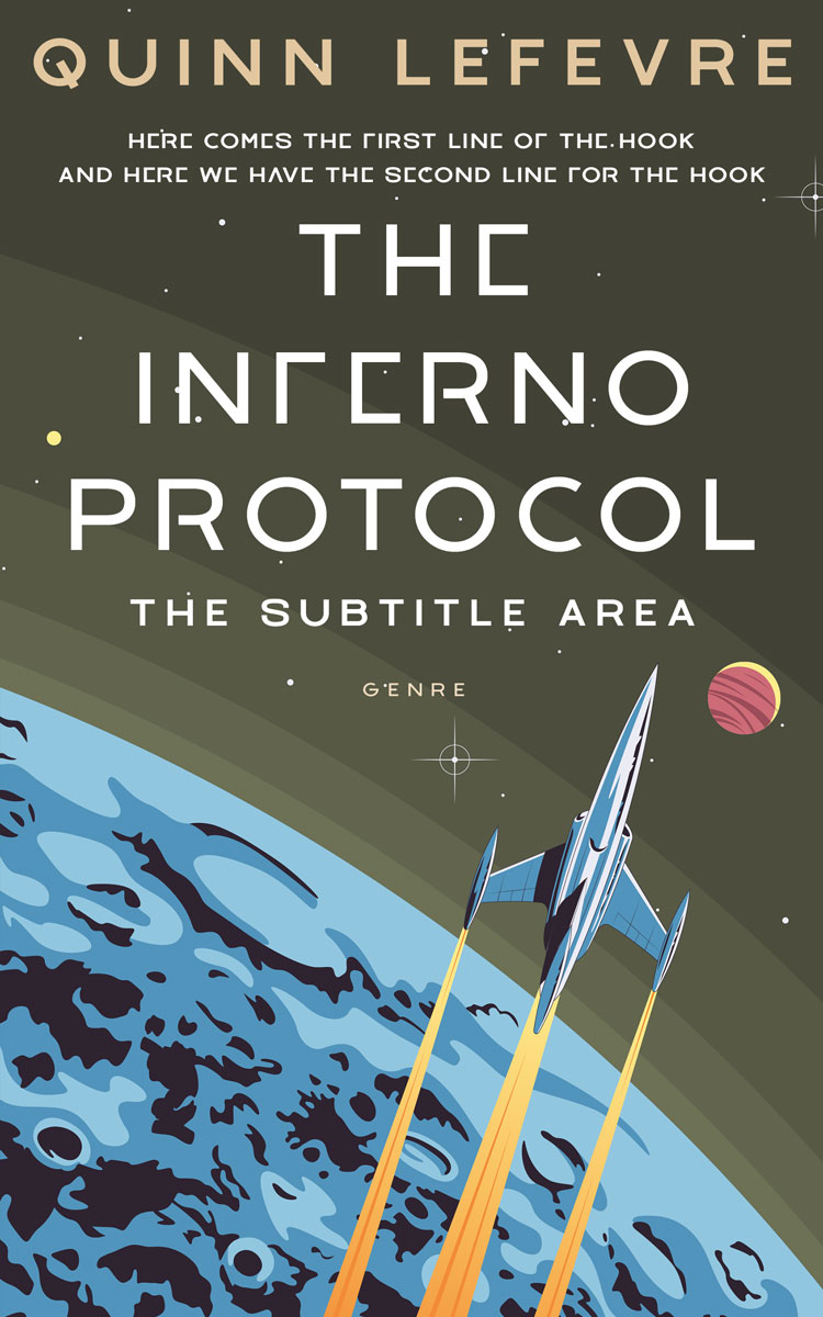 2D view of Premade Science Fiction Book Cover - Kelp