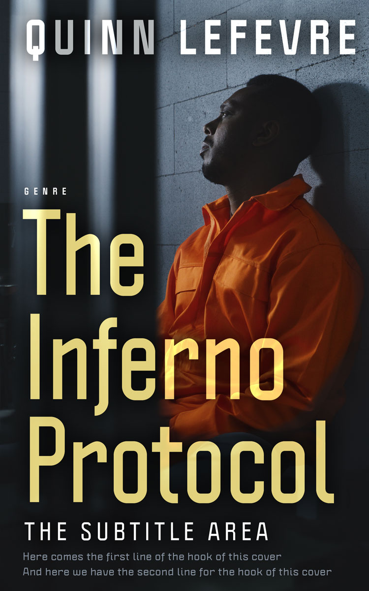 2D view of Premade Mystery & Thriller & Suspense Book Cover - Cod Gray