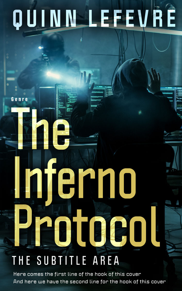 2D view of Premade Mystery & Thriller & Suspense Book Cover - Deco