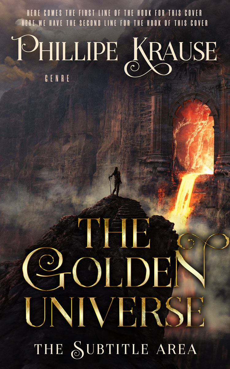 2D view of Premade Fantasy Book Cover - Dune