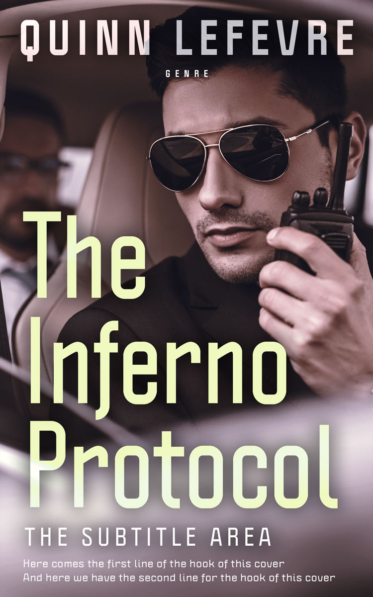 2D view of Premade Mystery & Thriller & Suspense Book Cover - Woody Brown