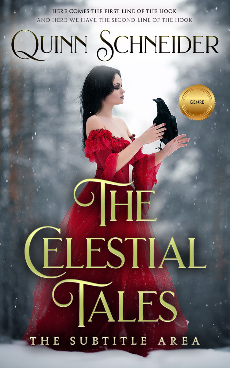 2D view of Premade Fantasy Book Cover - Matterhorn