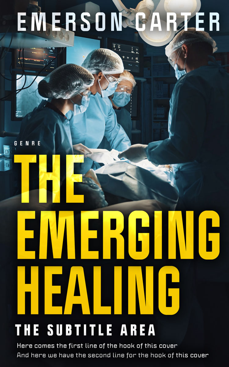 2D view of Premade Medical Book Cover - Wattle