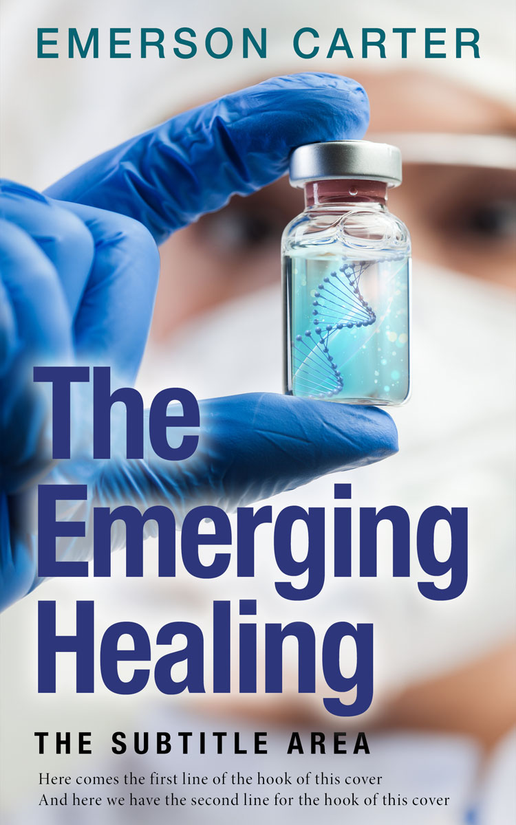 2D view of Premade Science & Nature Book Cover - Bay Of Many