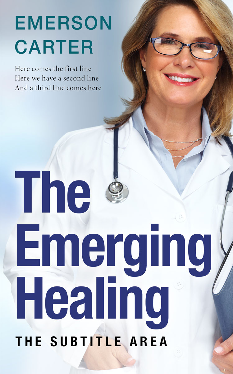 2D view of Premade Medical Book Cover - Rhino