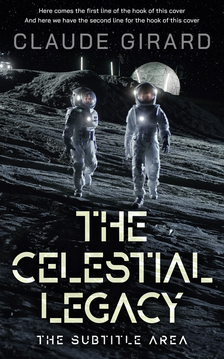 2D view of Premade Science Fiction Book Cover - Woodsmoke