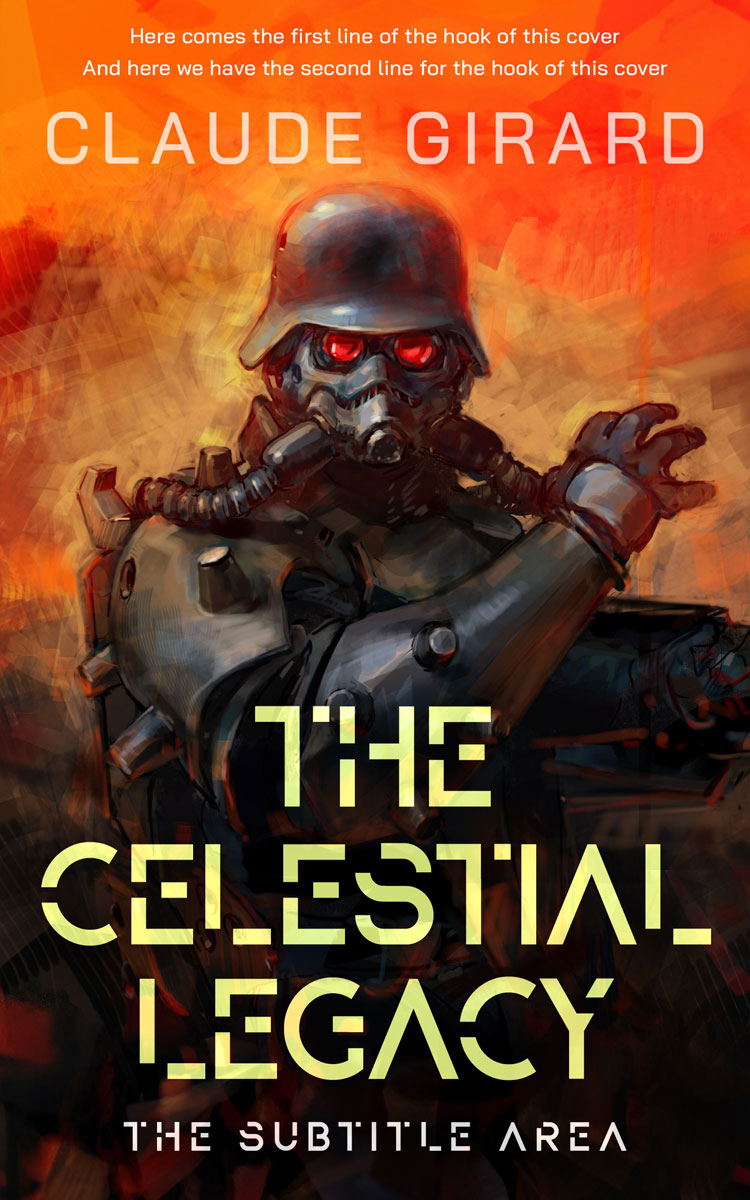 2D view of Premade Apocalyptica Book Cover - Eclipse