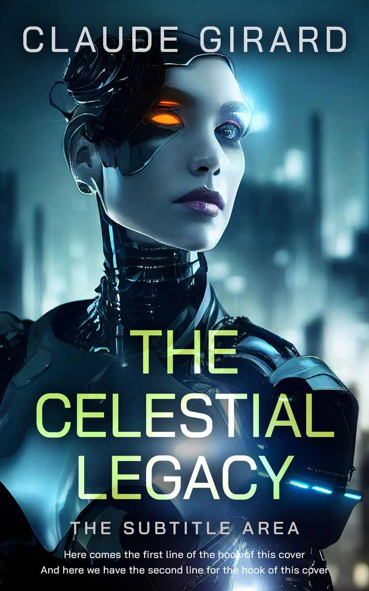 2D view of Premade Science Fiction Book Cover - Firefly