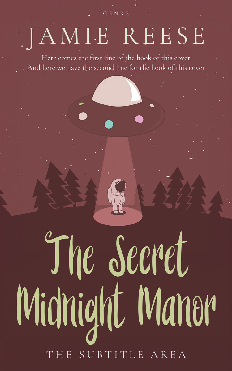 2D view of Premade Science Fiction Book Cover - Congo Brown