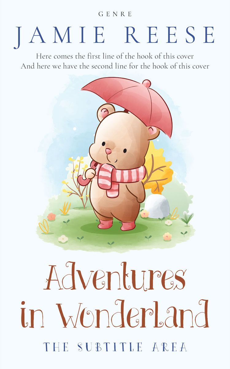 2D view of Premade Children's Book Cover - Gray Nurse