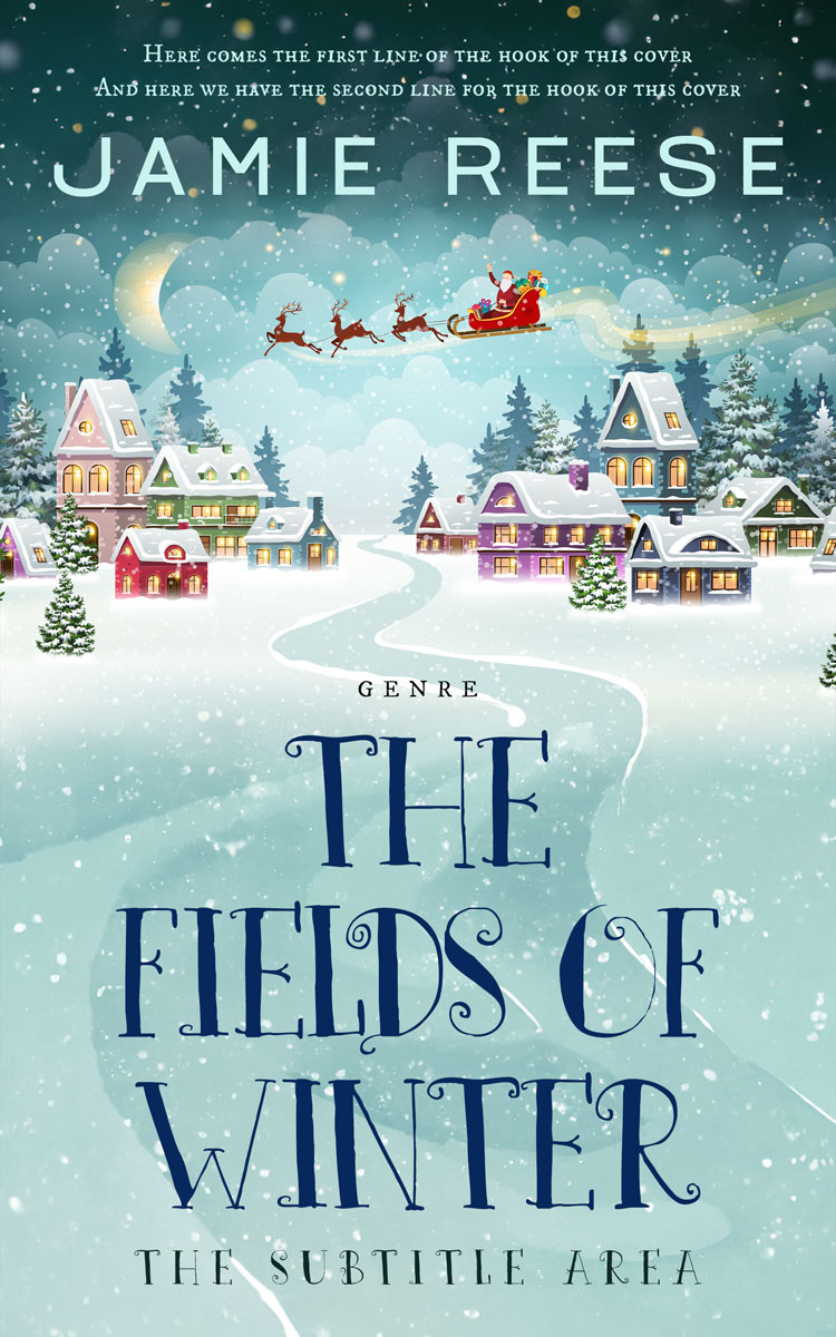 2D view of Premade Fantasy Book Cover - Jet Stream