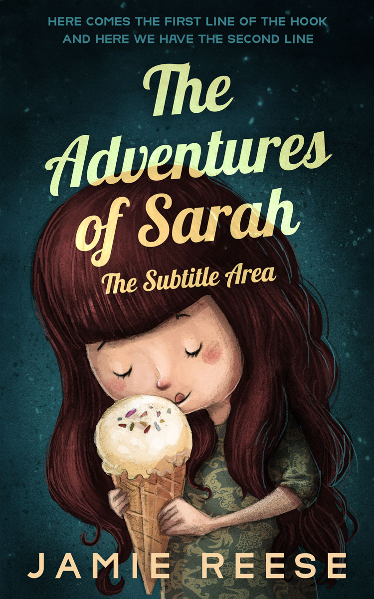 2D view of Premade Children's Book Cover - Brandy