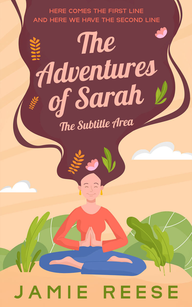 2D view of Premade Self-Improvement & Self-Help Book Cover - Corvette