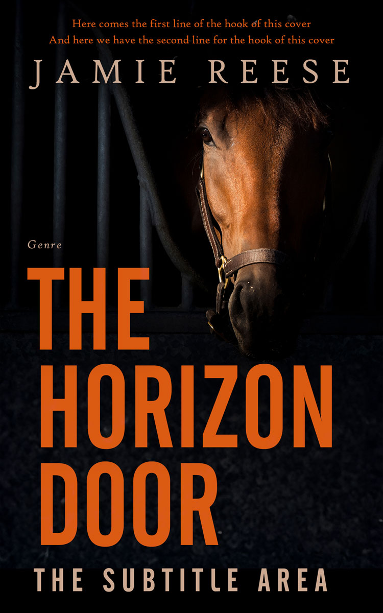 2D view of Premade Western Book Cover - Cod Gray