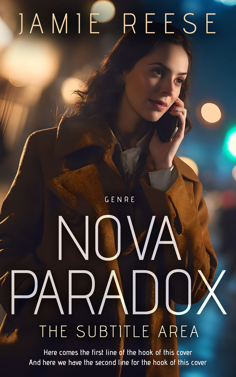 2D view of Premade Romance Book Cover - Baltic Sea