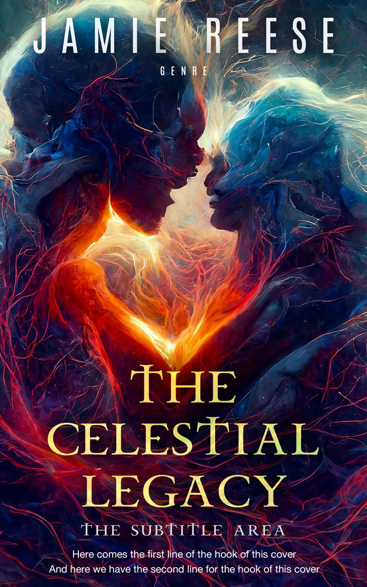 2D view of Premade Religion & Spirituality Book Cover - Whiskey