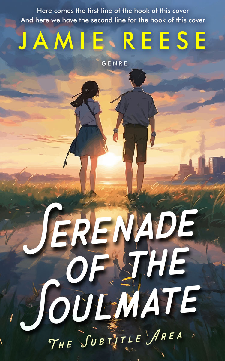 2D view of Premade Teen & Young Adult Book Cover - Limed Spruce