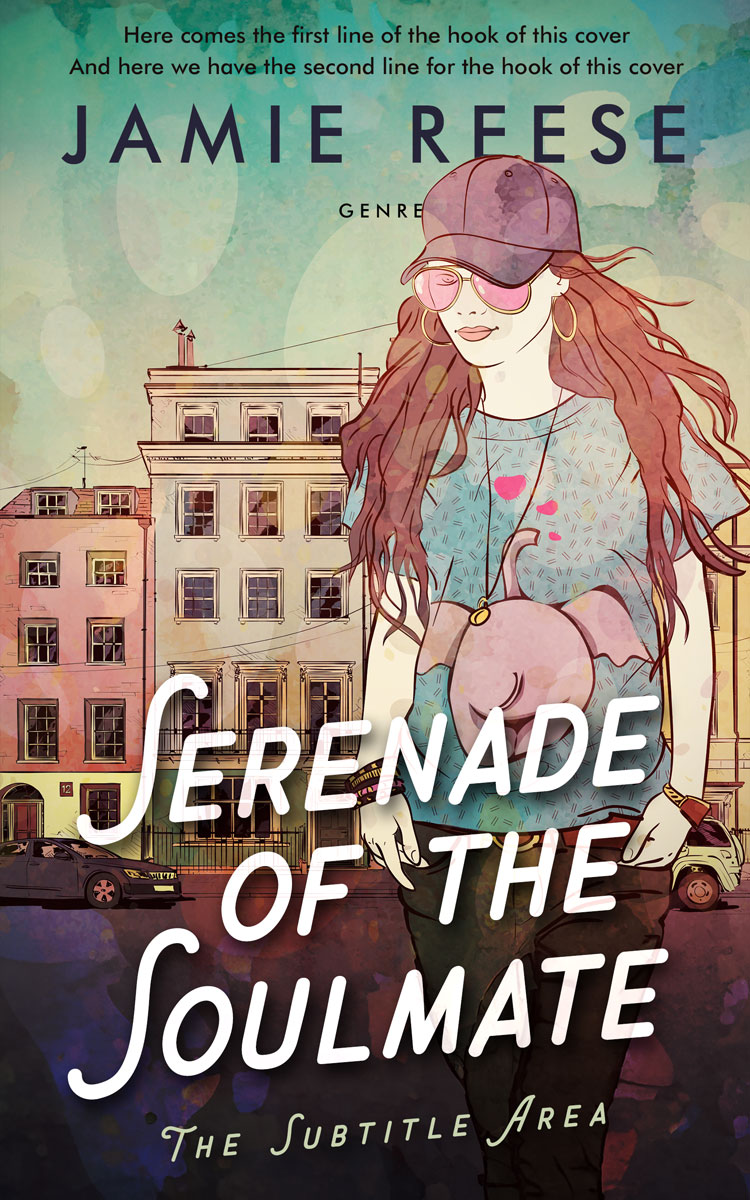 2D view of Premade Teen & Young Adult Book Cover - Bison Hide