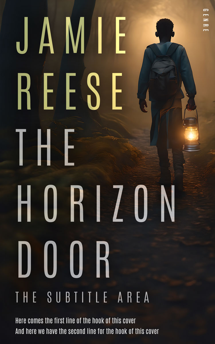 2D view of Premade Teen & Young Adult Book Cover - Zeus