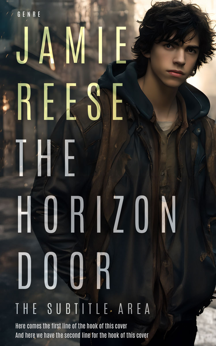 2D view of Premade Teen & Young Adult Book Cover - Heavy Metal