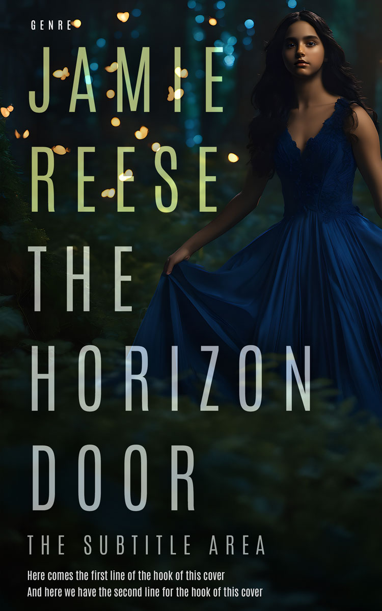 2D view of Premade Teen & Young Adult Book Cover - Aztec