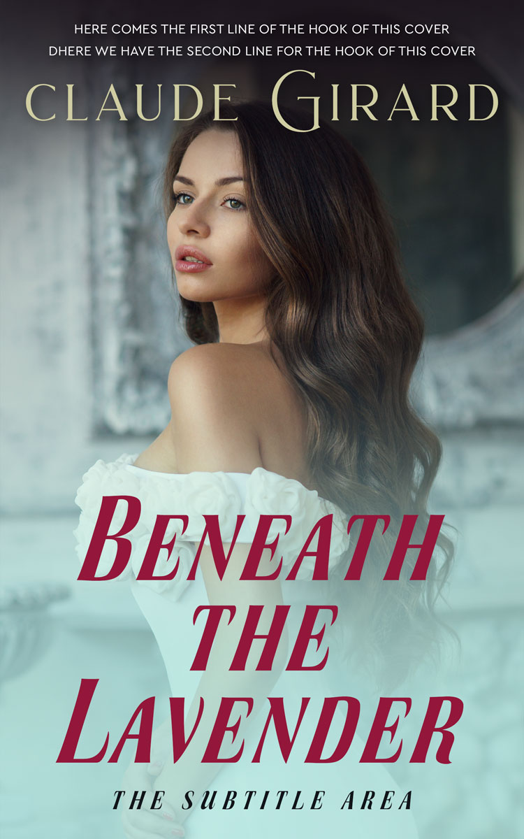 2D view of Premade Romance Book Cover - Opal