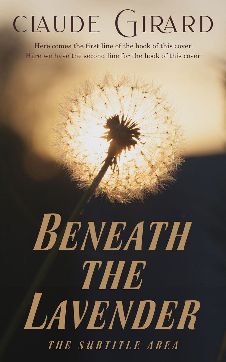 2D view of Premade Nature Book Cover - Dune