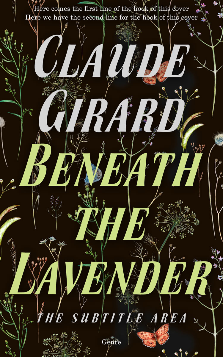 2D view of Premade Literary Fiction Book Cover - Pine Glade