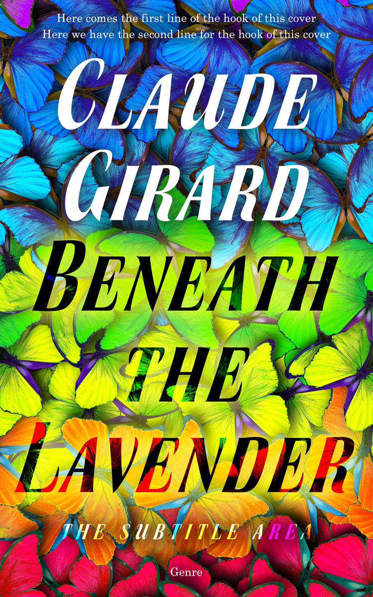 2D view of Premade Literary Fiction Book Cover - Golden Grass