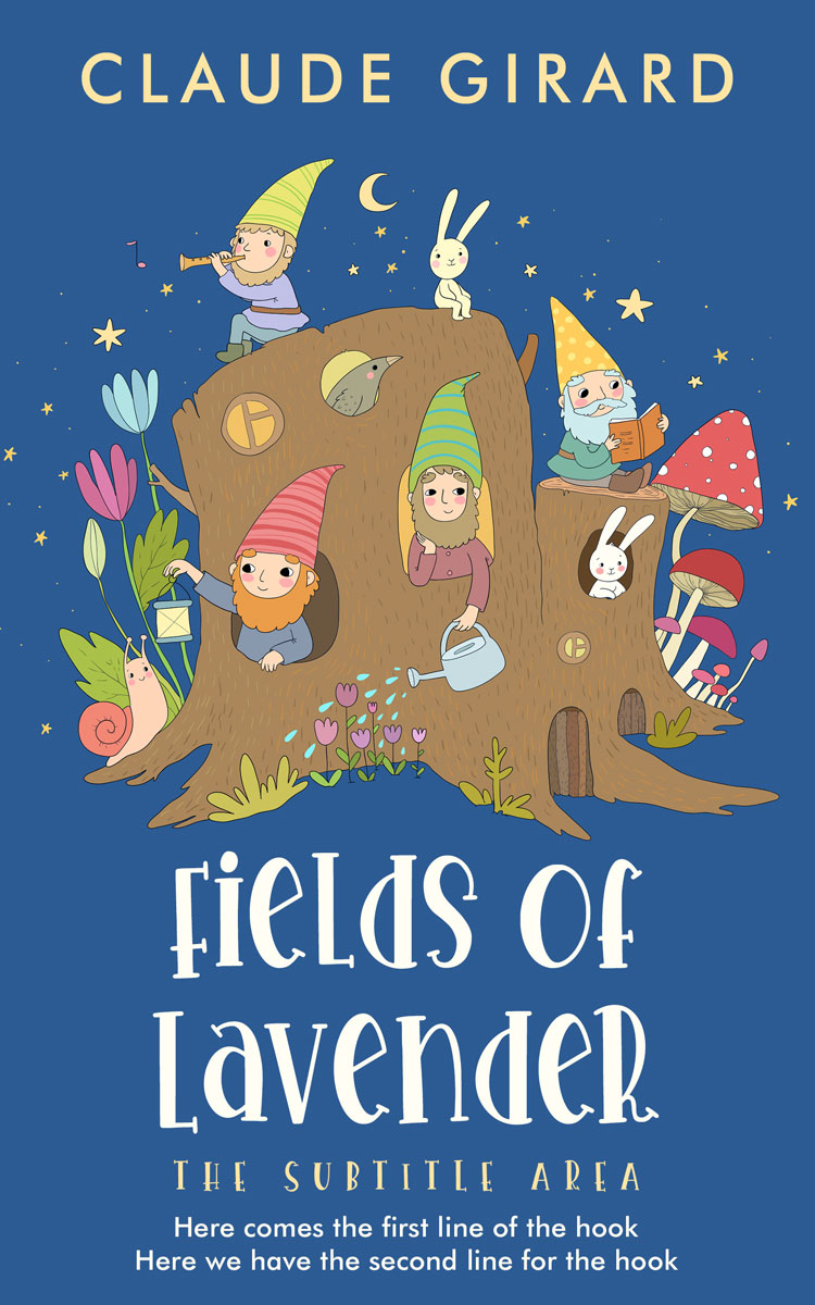 2D view of Premade Fantasy Book Cover - St Tropaz