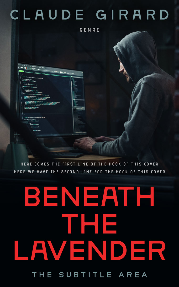 2D view of Premade Mystery & Thriller & Suspense Book Cover - Woodsmoke