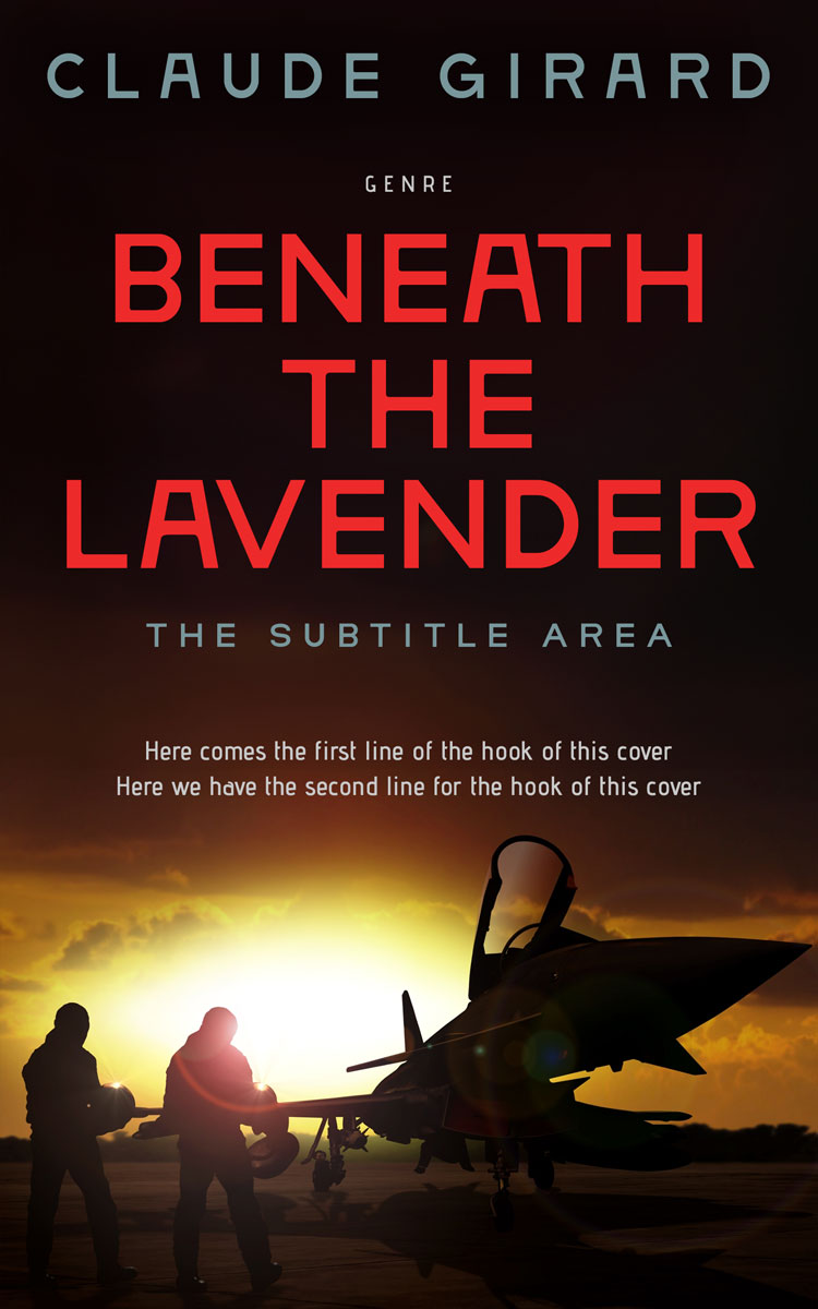 2D view of Premade Action & Adventure Book Cover - Japonica