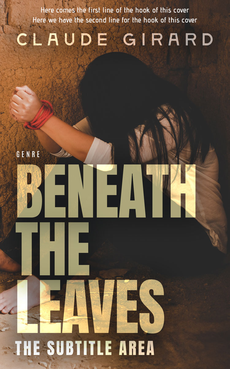 2D view of Premade Mystery & Thriller & Suspense Book Cover - English Walnut