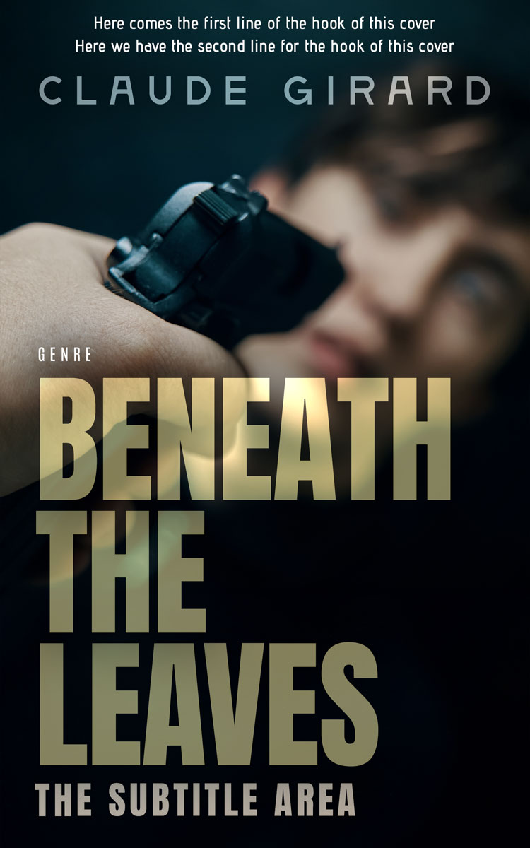 2D view of Premade Mystery & Thriller & Suspense Book Cover - Woodsmoke