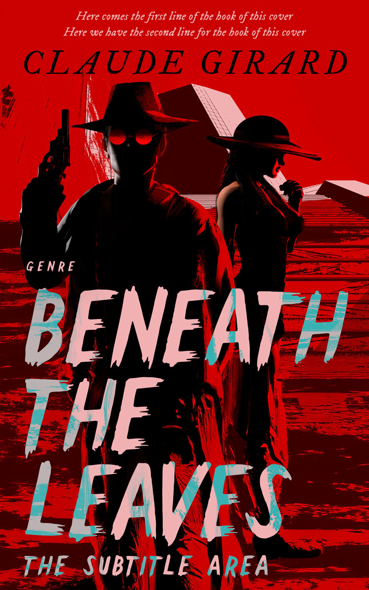 2D view of Premade Mystery & Thriller & Suspense Book Cover - Rebel