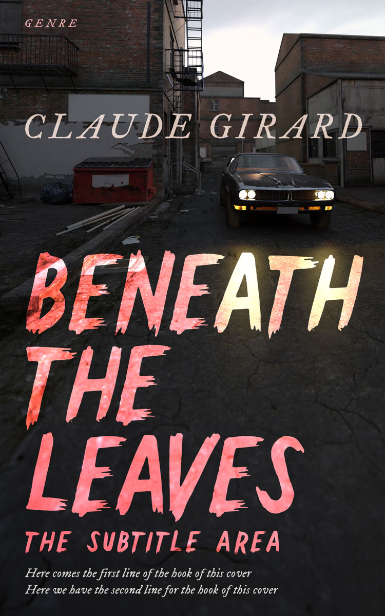 2D view of Premade Mystery & Thriller & Suspense Book Cover - Dune