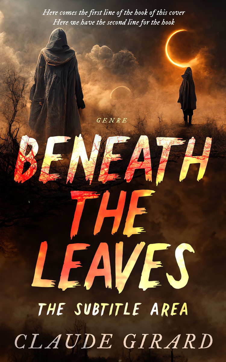 2D view of Premade Horror Book Cover - Di Serria