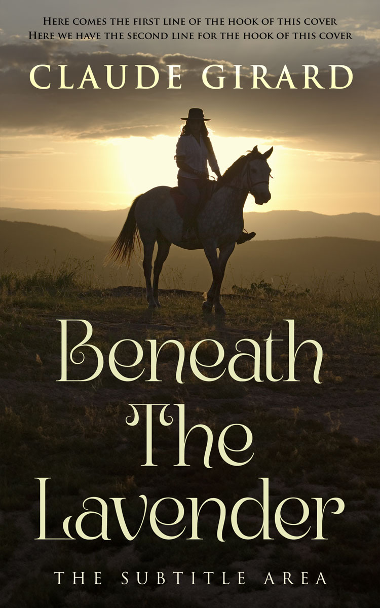 2D view of Premade Western Book Cover - Pavlova