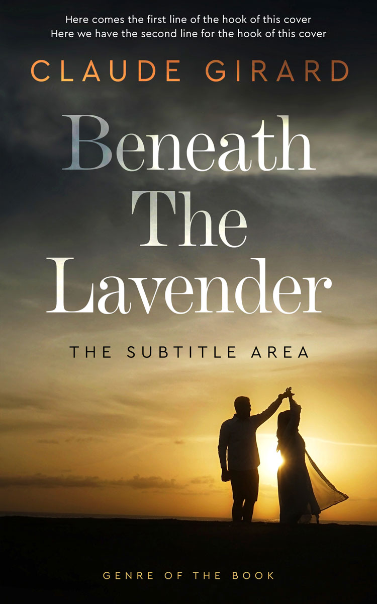 2D view of Premade Romance Book Cover - Tuatara