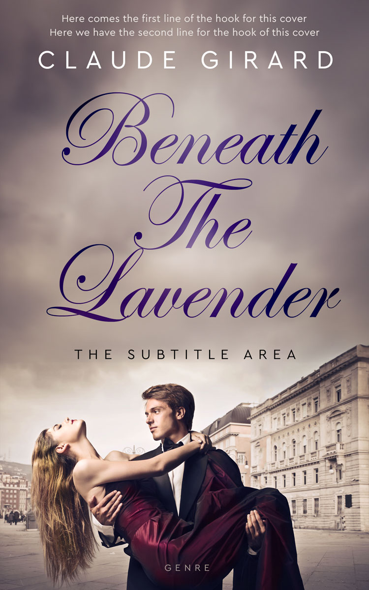 2D view of Premade Romance Book Cover - Zorba