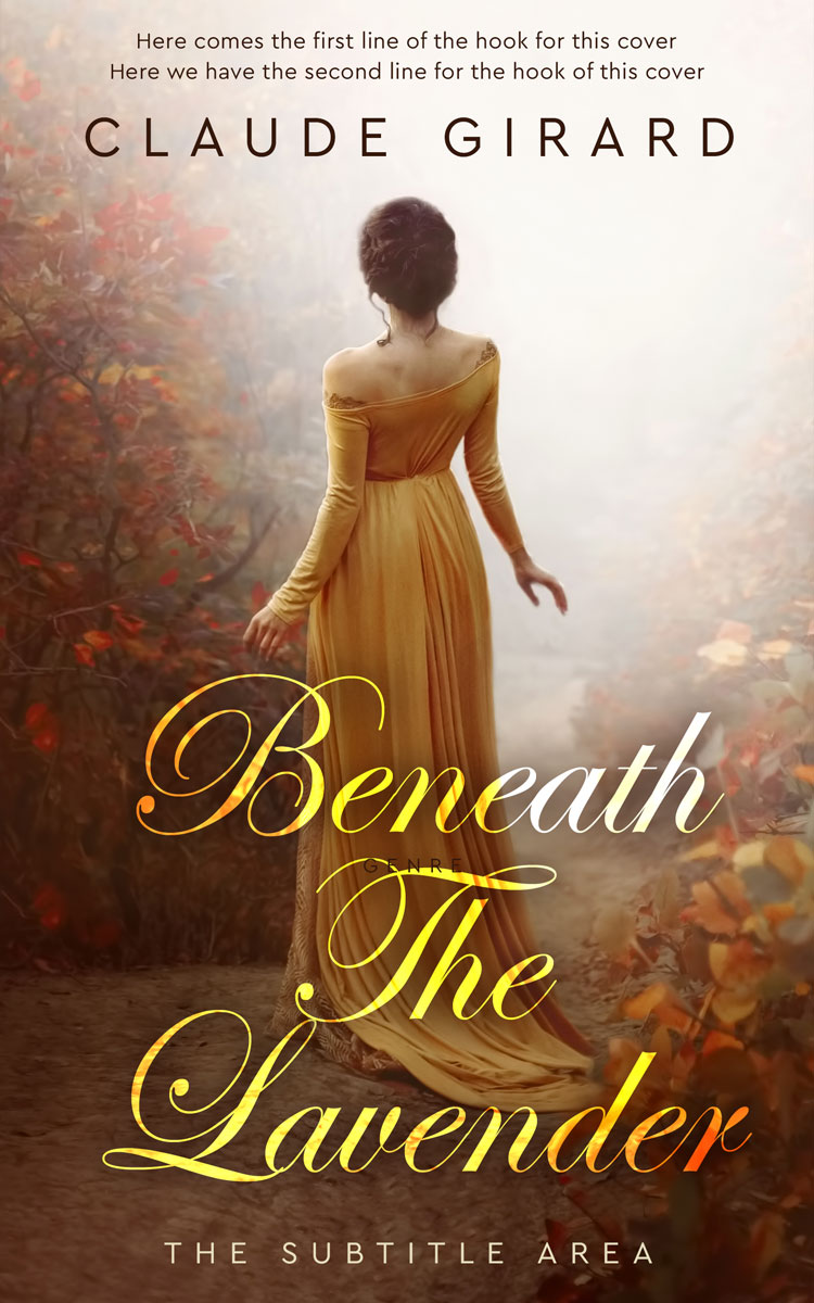 2D view of Premade Fantasy Book Cover - Pearl Bush